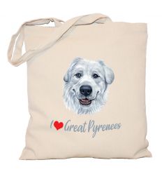 Torba z psem Great Pyrenees