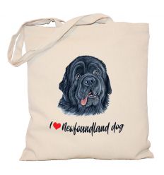 Torba z psem Newfoundland dog