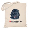 Torba z psem Newfoundland dog