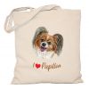 Torba z psem Papillon