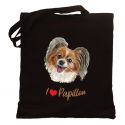 Torba z psem Papillon