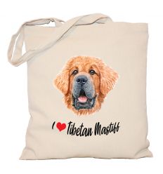 Torba z psem Tibetan Mastiff