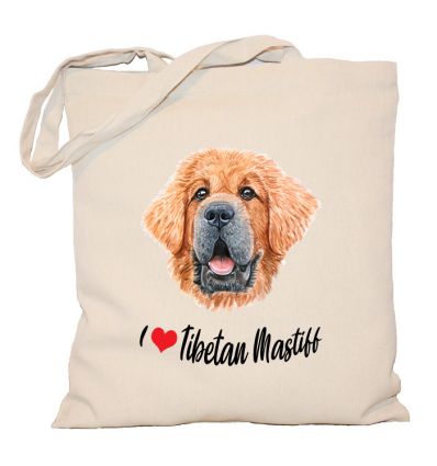 Torba z psem Tibetan Mastiff
