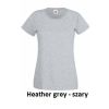 Fruit Koszulka Valueweight Lady Heather Grey