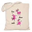 Torba z kozą love dance smile
