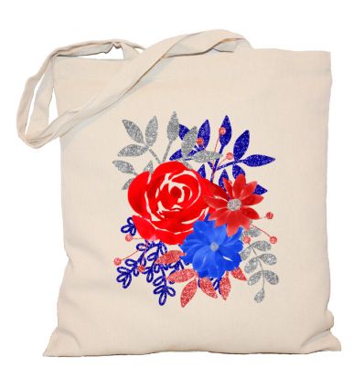 Torba kwiaty Red and Blue