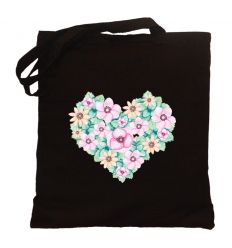 Torba kwiatowe serce