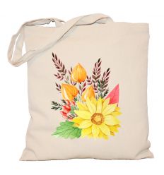 Torba jesienne kwiaty