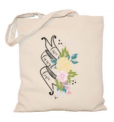 Torba kwiaty live laugh love