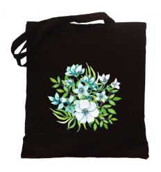 Torba kwiaty niebieskie