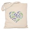 Torba serce z kwiatów