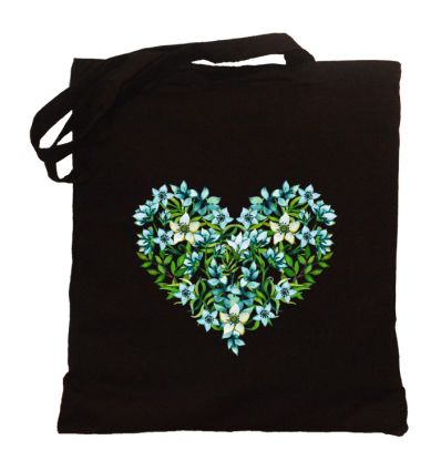 Torba kwiatowe serce