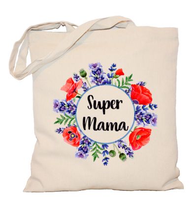 Torba z wiankiem Super Mama