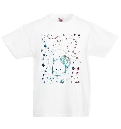 Jednorożec pośród gwiazd Koszulka dla dzieci kosmos