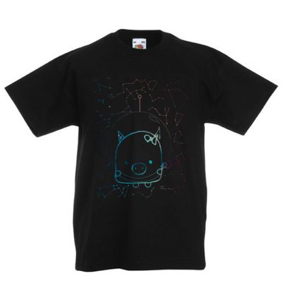 Świnka pośród gwiazd Koszulka dla dzieci kosmos