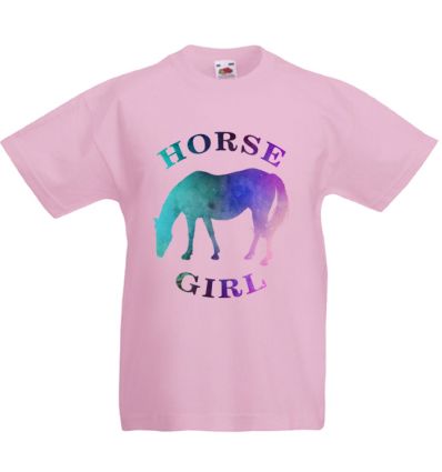 Koszulka Koń Horse Girl dla dzieci z koniem