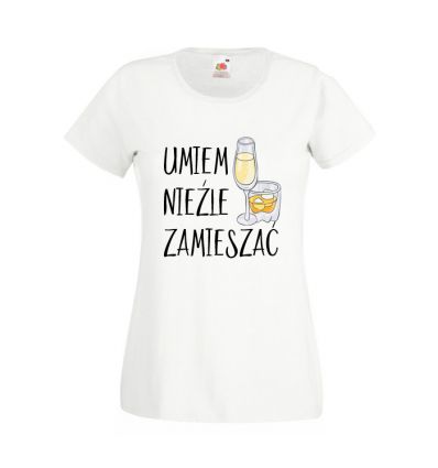 Koszulka barmanki Umiem nieźle zamieszać