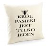 Poszewka pszczelarza Król pasieki jest tylko jeden