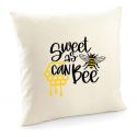 Poszewka pszczelarska Słodka sweet as can bee poduszka