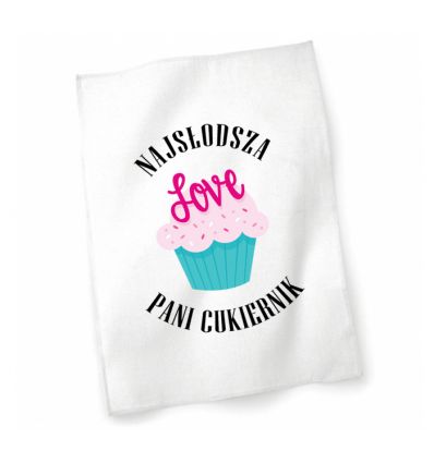 Ścierka kuchenna cukiernika Słodka Pani Cukiernik