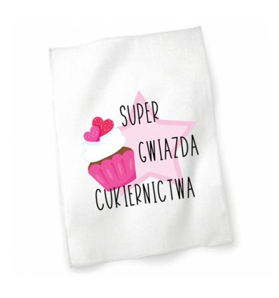 Ścierka kuchenna cukiernika Super Gwiazda Cukiernictwa