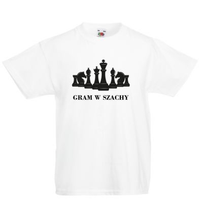 Koszulka gram w szachy