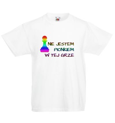 Koszulka gracza Nie jestem pionkiem w tej grze