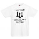 Szachowy mistrz Koszulka gracza z imieniem
