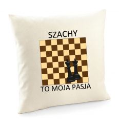 Poszewka z szachownicą poduszka