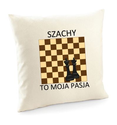Poszewka z szachownicą poduszka