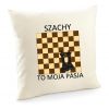 Poszewka z szachownicą poduszka