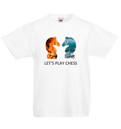 Koszulka szachowa Let's play chess