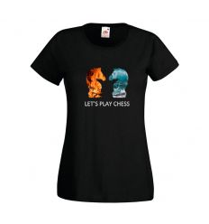 Let's play chess Koszulka szachowa damska