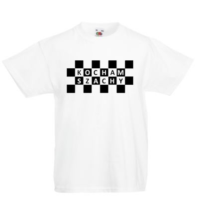 Koszulka szachisty dla dzieci Kocham Szachy
