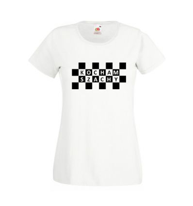 Koszulka szachisty damska Kocham Szachy