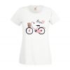 Koszulka damska z rowerem