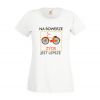Koszulka damska Na rowerze życie jest lepsze