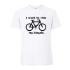 Koszulka rowerowa I want to ride my bicycle