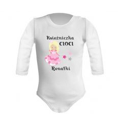 Body Księżniczka cioci + imię cioci