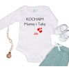 Body z napisem KOCHAM Mamę i Tatę