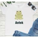 Żabka Koszulka dla dzieci z imieniem