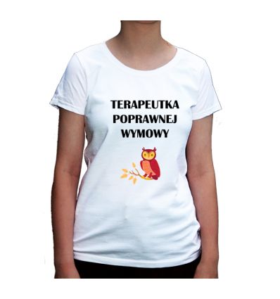 Koszulka logopedy Terapeutka poprawnej wymowy