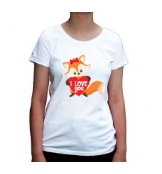 Koszulka Lis z sercem