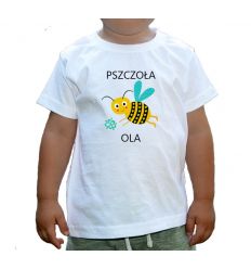 Wesoła Pszczoła Koszulka z imieniem dziecka
