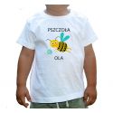 Wesoła Pszczoła Koszulka z imieniem dziecka