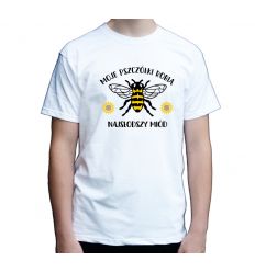 Koszulka pszczelarza Moje pszczółki robią najsłodszy miód