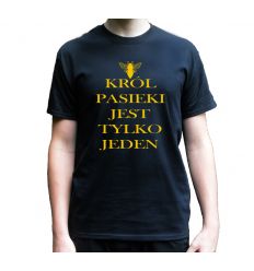 Koszulka pszczelarza Król pasieki jest tylko jeden