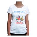 Koszulka dla pielęgniarki Chirurgia z rogiem jednorożca