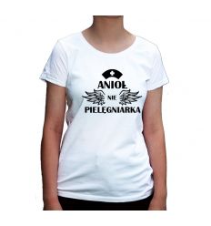 Koszulka dla pielęgniarki Anioł nie pielęgniarka