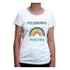 Koszulka Pielęgmiarka Pediatria z tęczą
